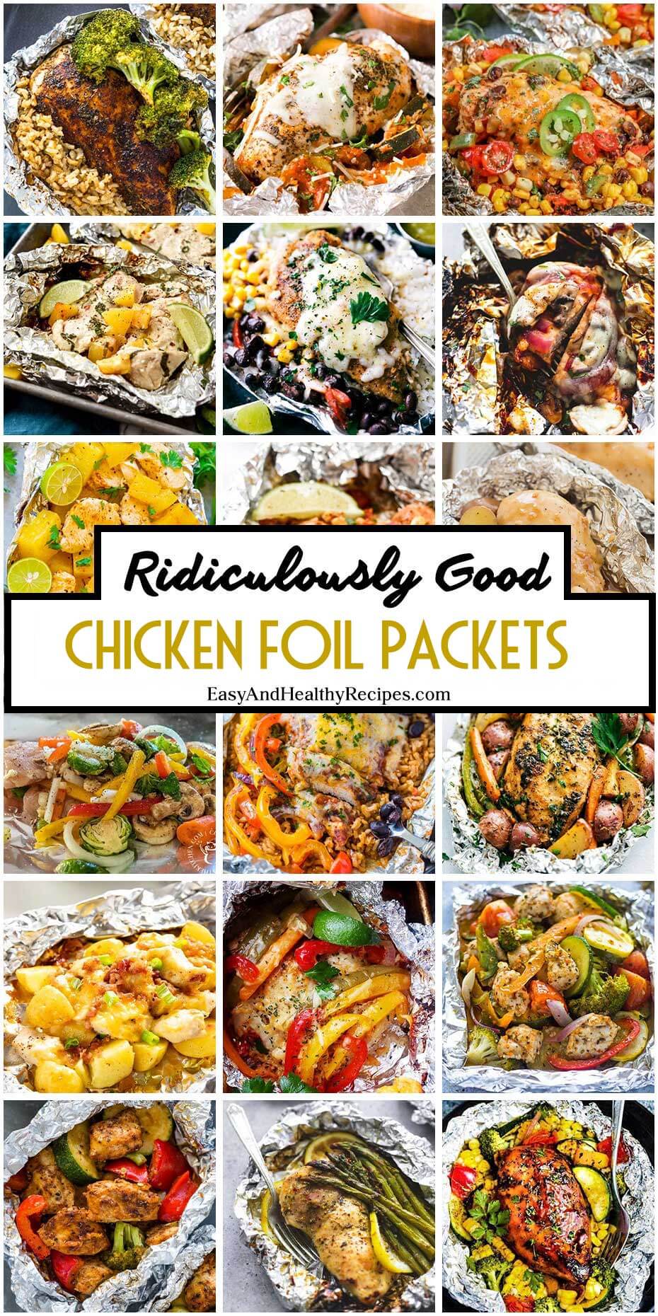 30 Ridiculously Delicious Chicken Foil Packets