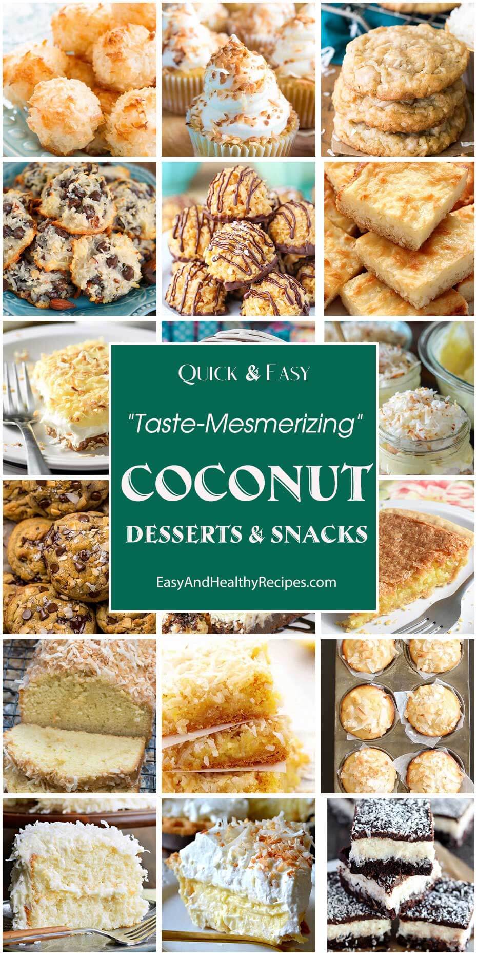 30 "Taste-Mesmerizing" Coconut Desserts and Snacks