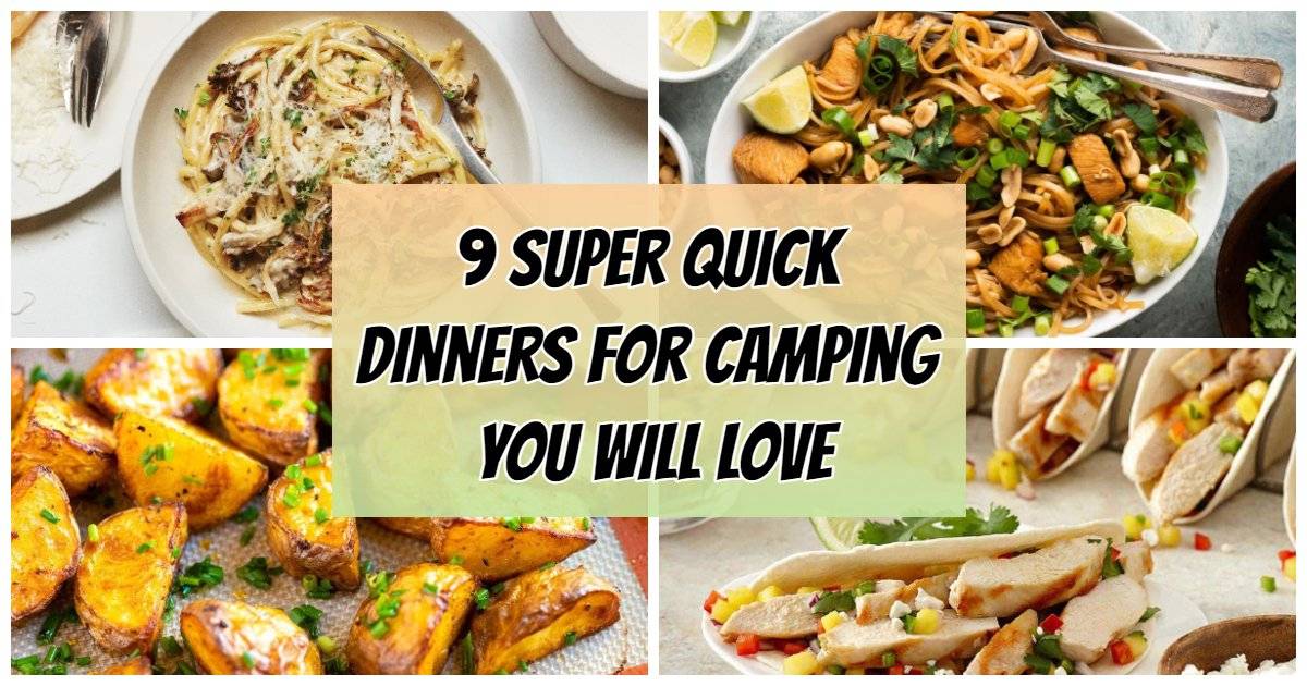 dinners for camping