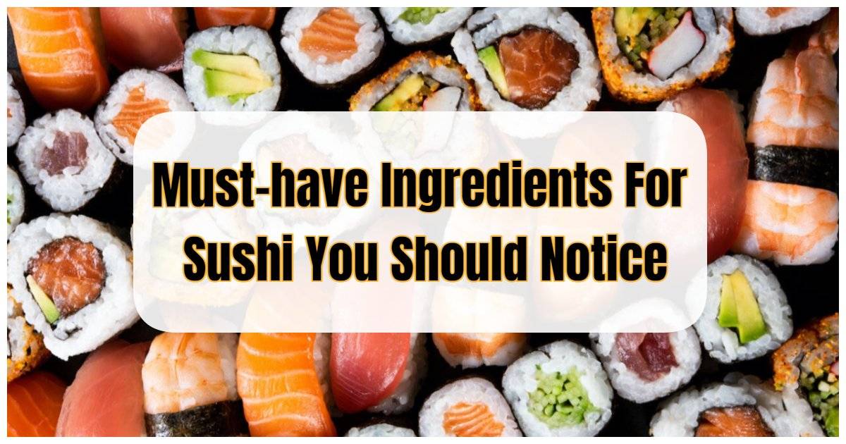 ingredients for sushi