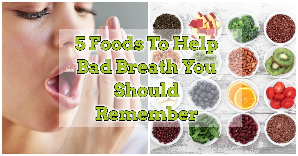 foods to help bad breath