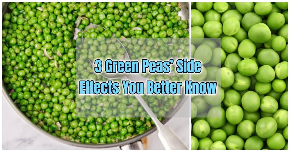 green peas' side effects