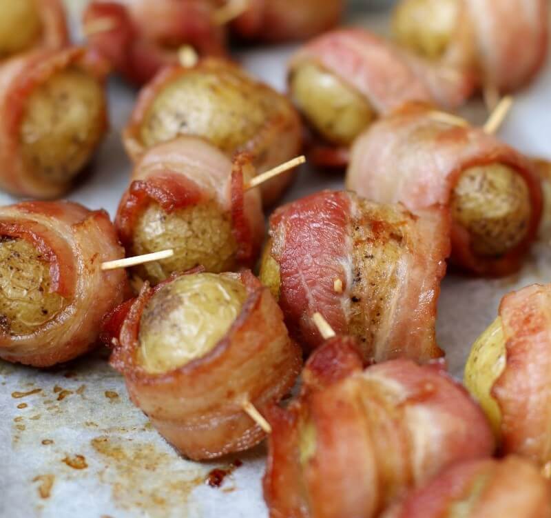 30-Minute Bacon-Wrapped Potato Bites