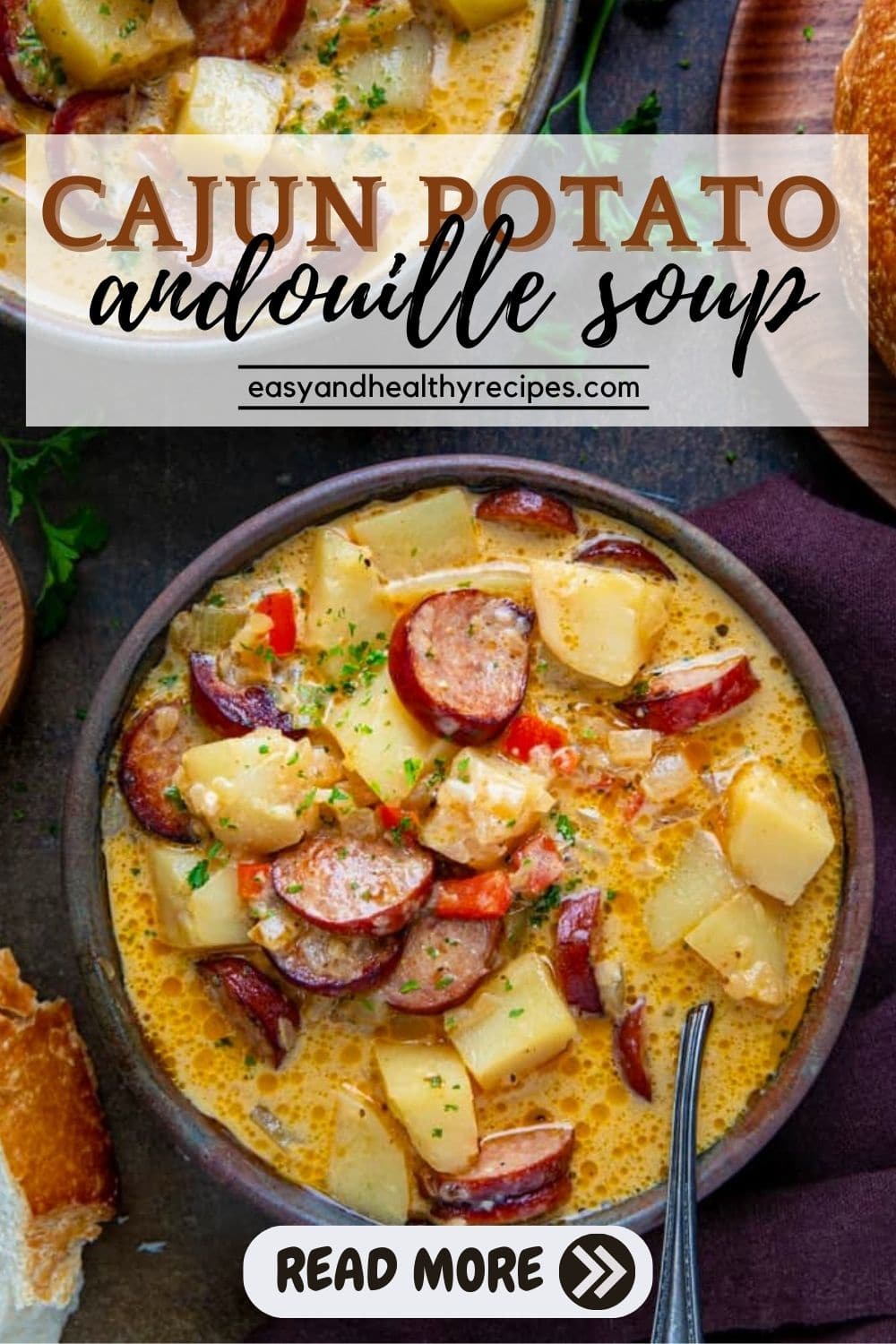 Cajun Potato Andouille Soup