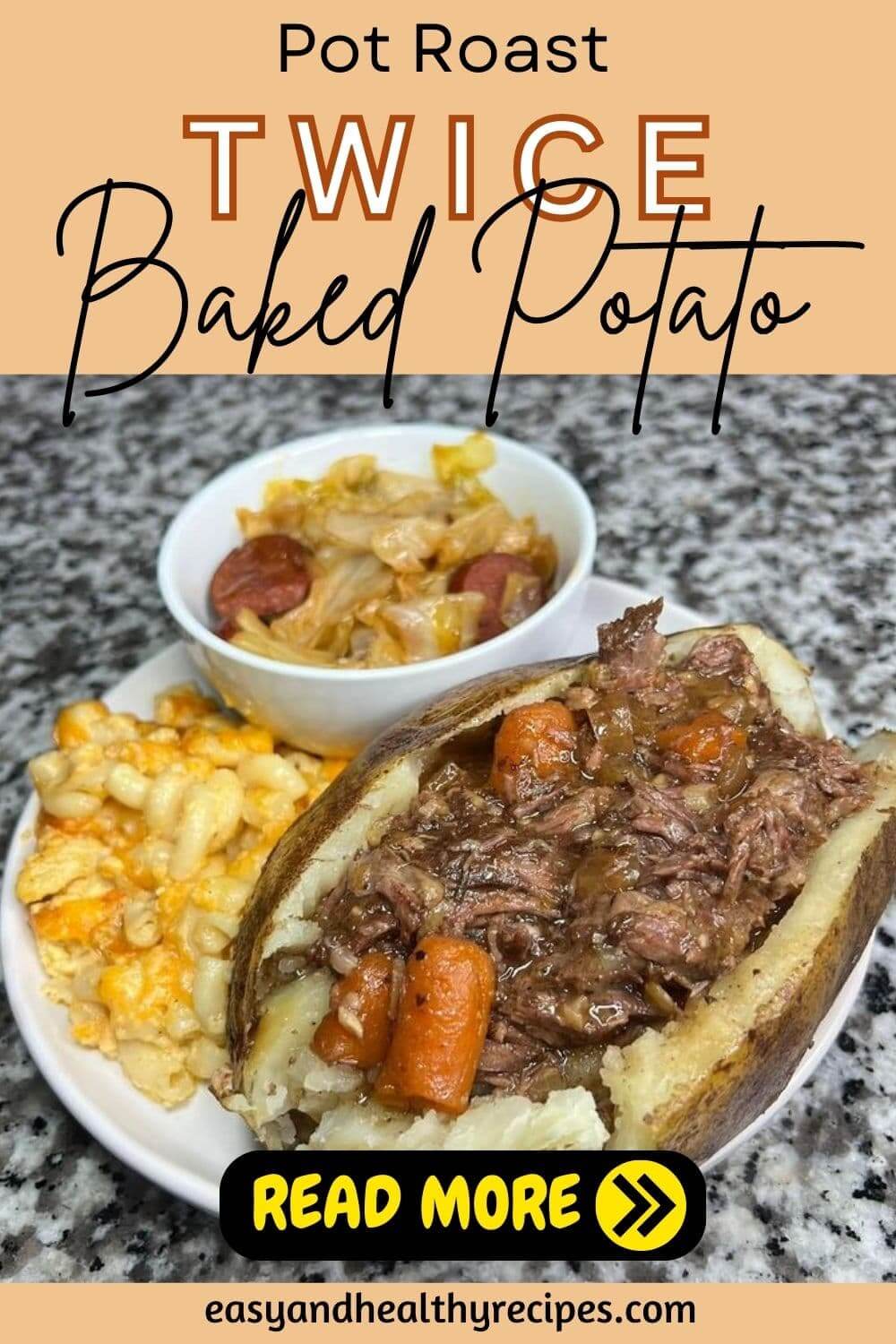 Pot Roast Twice Baked Potato