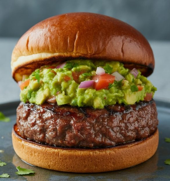 Carne Asada Guacamole Burgers - Easy and Healthy Recipes