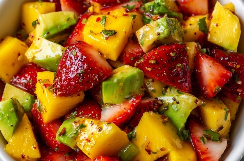 Avocado Strawberry Mango Salsa