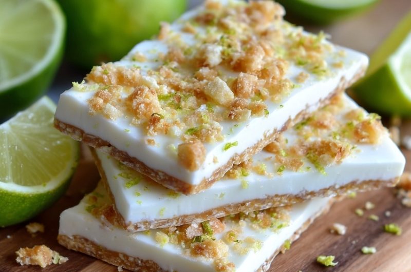 Key Lime Pie Yogurt Bark Recipe (High Protein)
